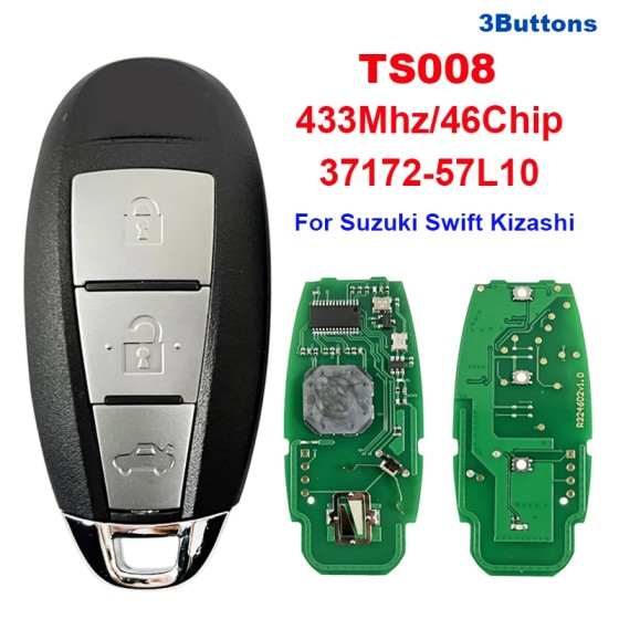 3BT TS008 PCF7952A 46 Chip 433MHz 37172-57L10 (aftermarket)(With logo)